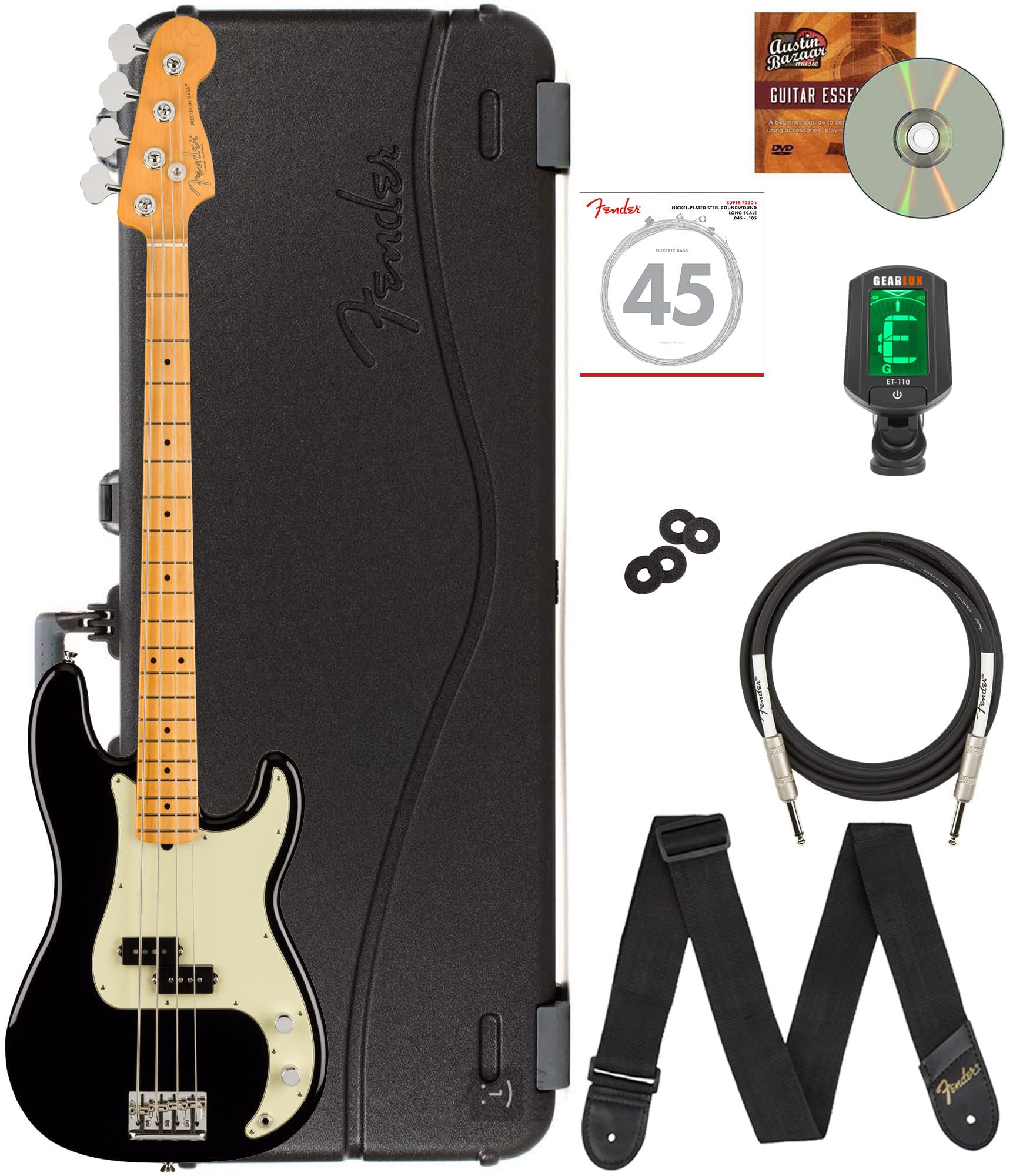 Amazon.com: Fender American Professional II Precision Bass Black